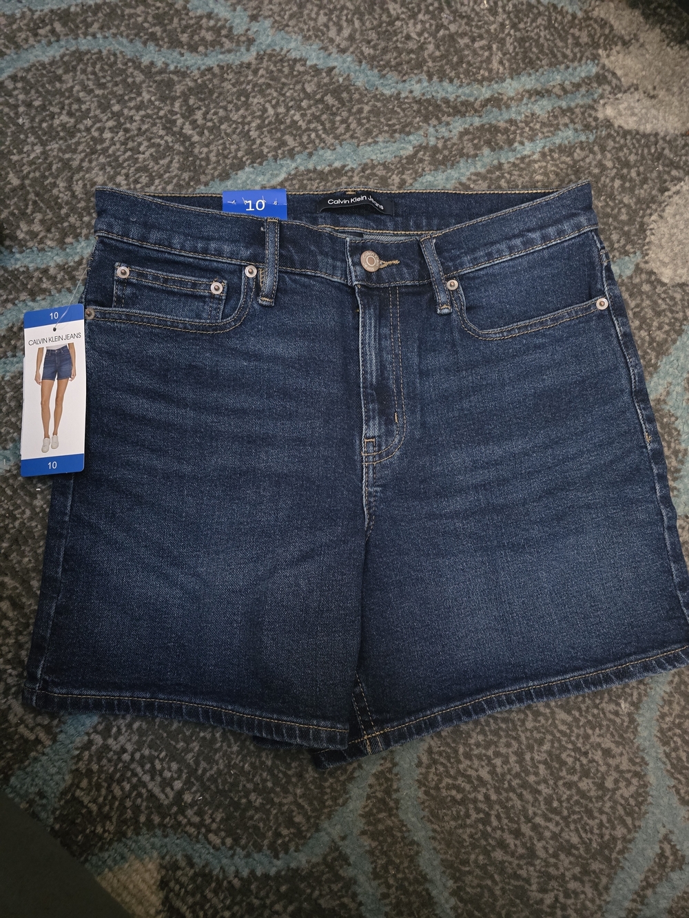Calvin Klein Indigo Denim Women's Jean Shorts